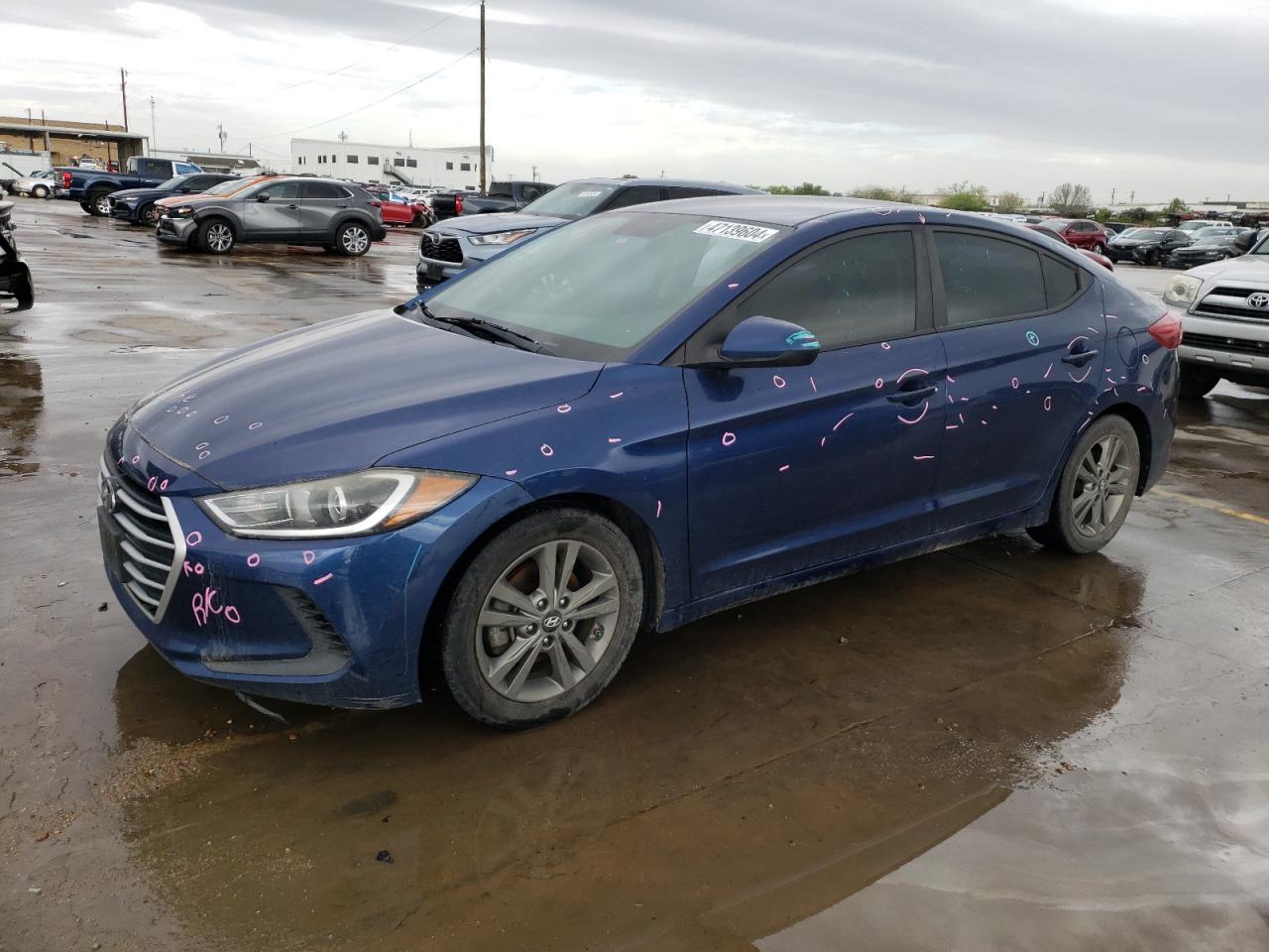 hyundai elantra 2018 5npd84lf4jh215824