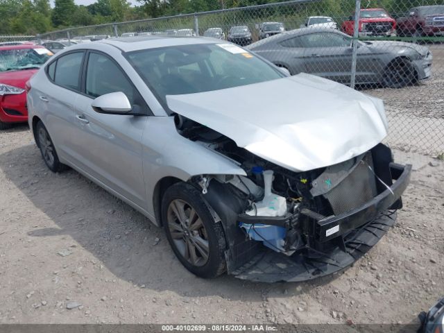 hyundai elantra 2018 5npd84lf4jh218478