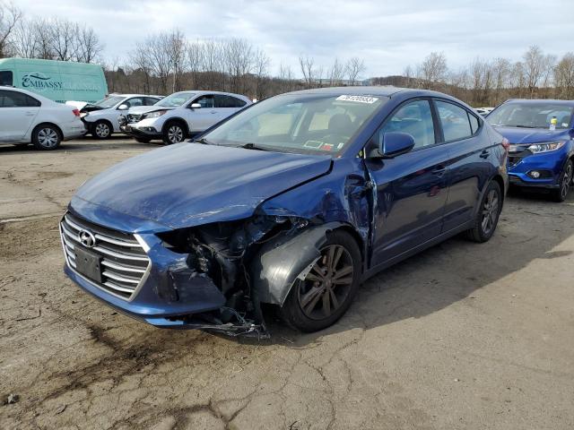 hyundai elantra 2018 5npd84lf4jh231392