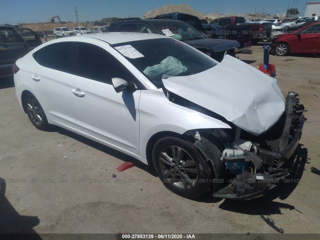 hyundai elantra 2018 5npd84lf4jh233353