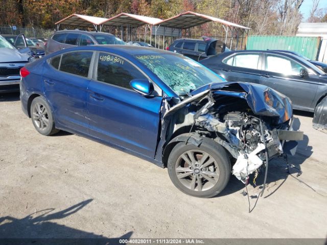 hyundai elantra 2018 5npd84lf4jh263467