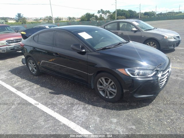 hyundai elantra 2018 5npd84lf4jh304812