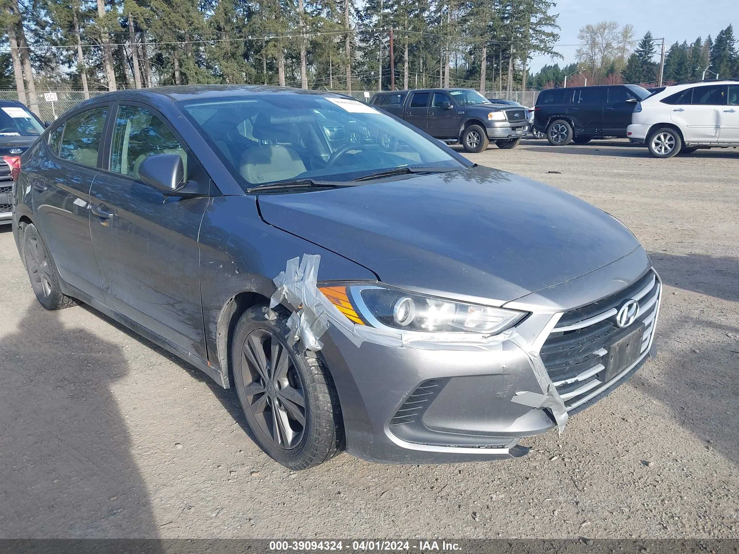 hyundai elantra 2018 5npd84lf4jh306060