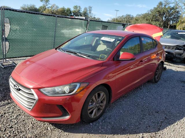 hyundai elantra 2018 5npd84lf4jh316121