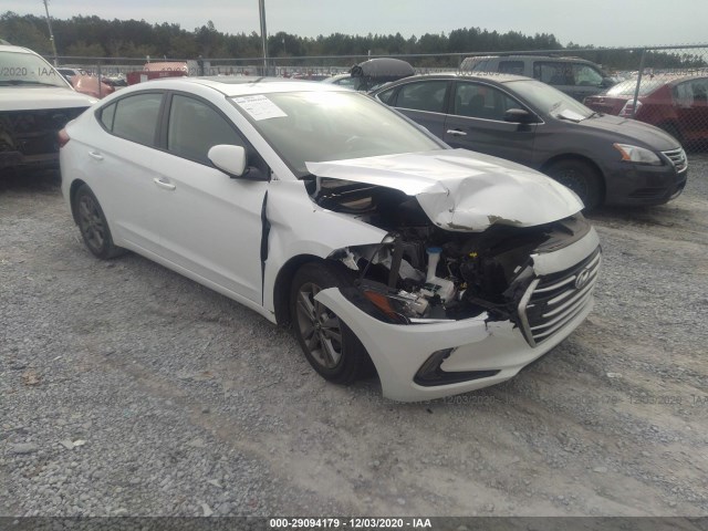 hyundai elantra 2018 5npd84lf4jh321397