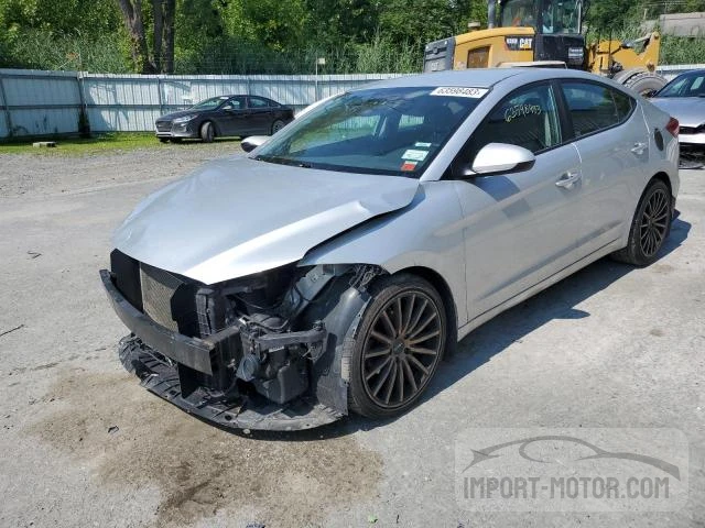 hyundai elantra 2018 5npd84lf4jh337471