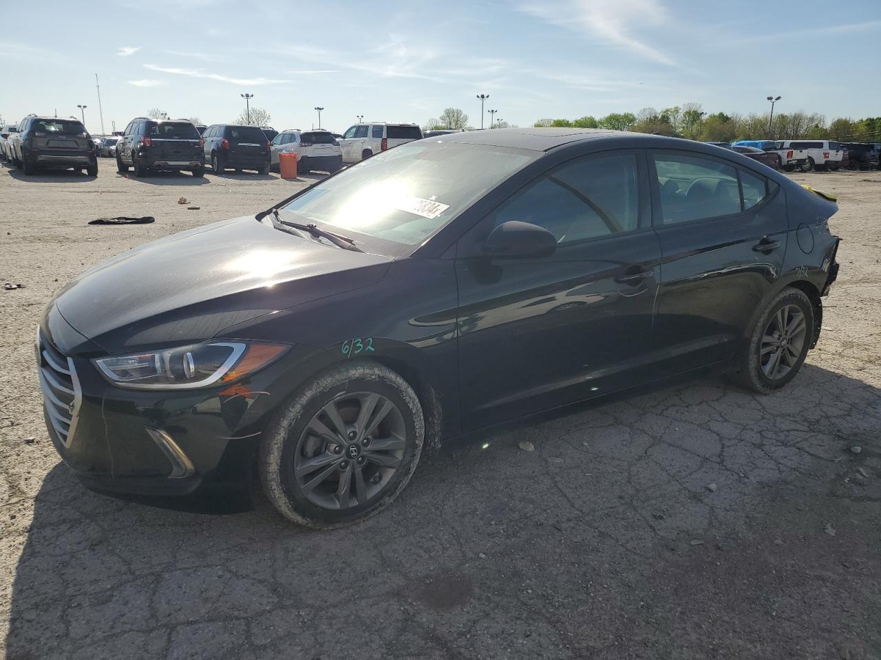 hyundai elantra 2018 5npd84lf4jh338295