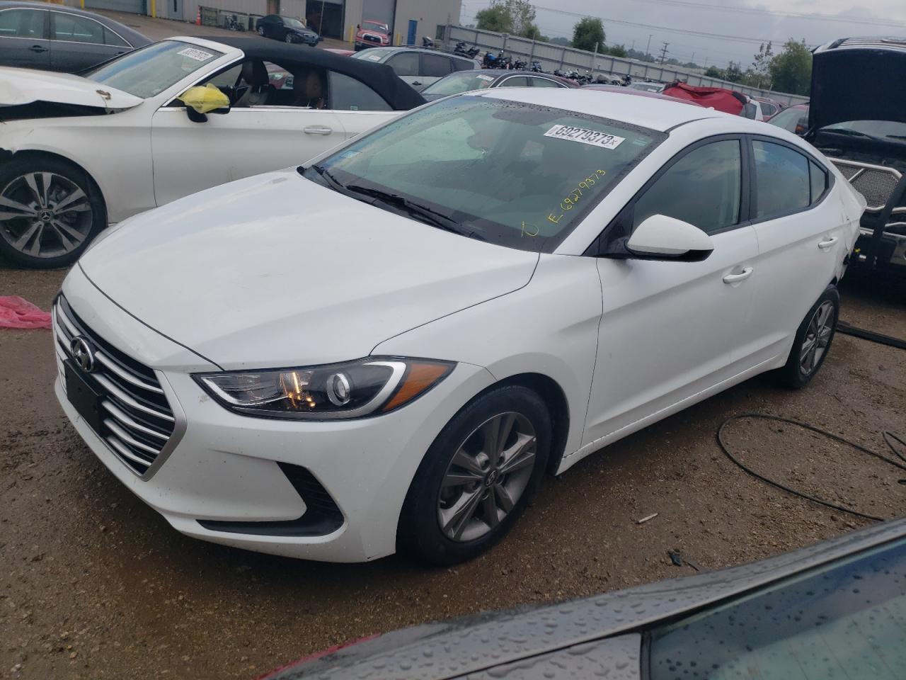 hyundai elantra 2018 5npd84lf4jh340614