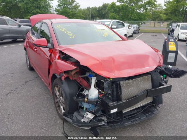 hyundai elantra 2018 5npd84lf4jh345344