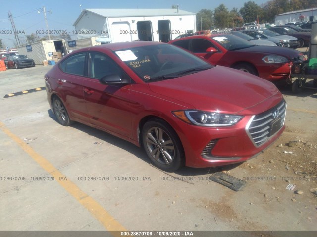 hyundai elantra 2018 5npd84lf4jh368249