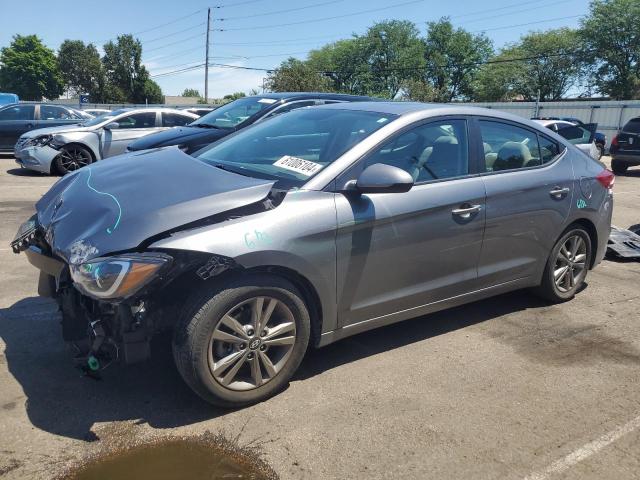 hyundai elantra 2018 5npd84lf4jh374374