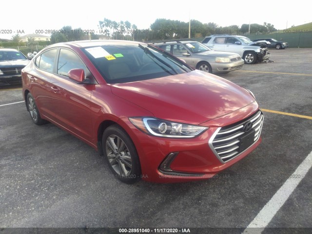 hyundai elantra 2018 5npd84lf4jh379199