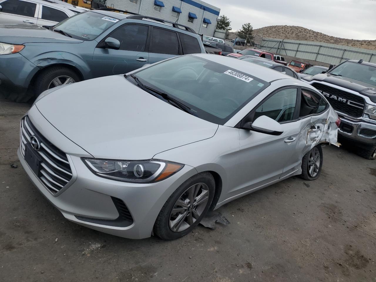 hyundai elantra 2018 5npd84lf4jh392454