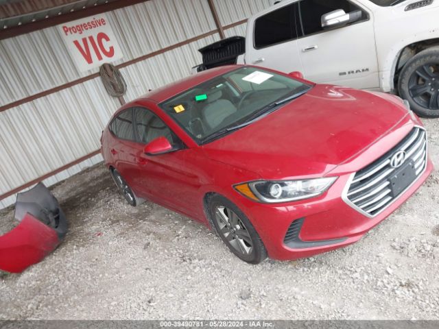 hyundai elantra 2018 5npd84lf4jh392941