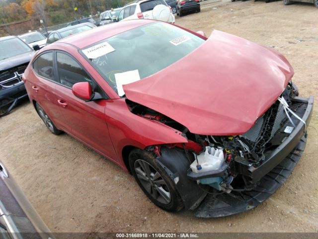 hyundai elantra 2018 5npd84lf5jh225990