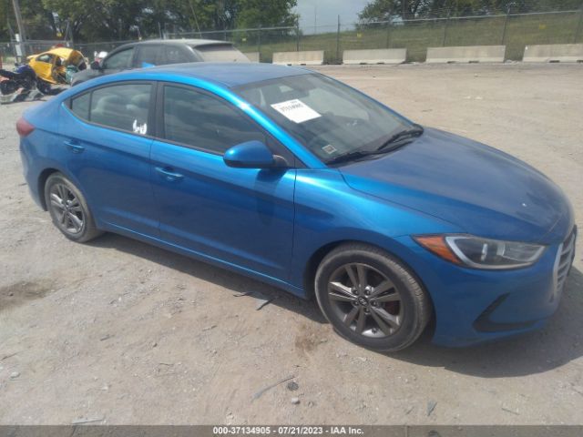 hyundai elantra 2018 5npd84lf5jh233197