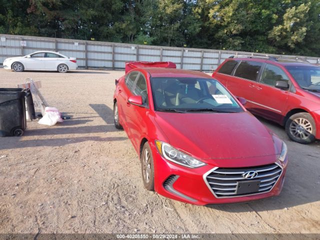 hyundai elantra 2018 5npd84lf5jh233653