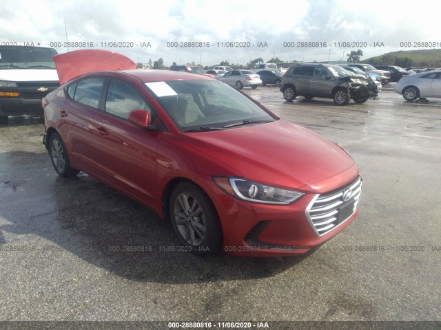 hyundai elantra 2018 5npd84lf5jh237380