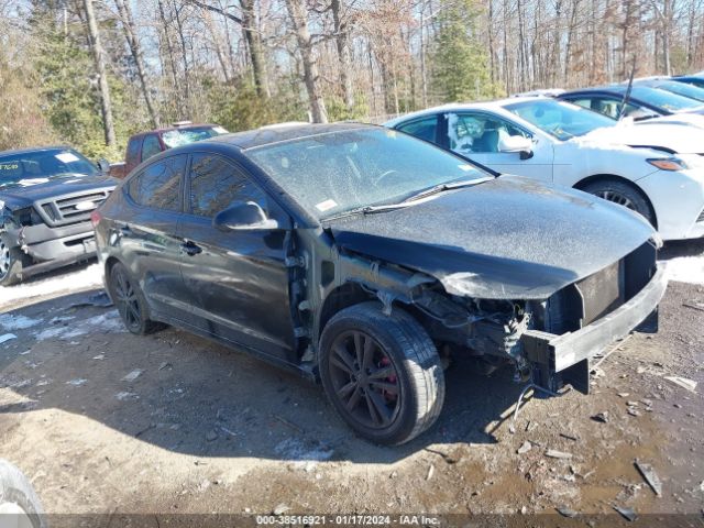 hyundai elantra 2018 5npd84lf5jh251487