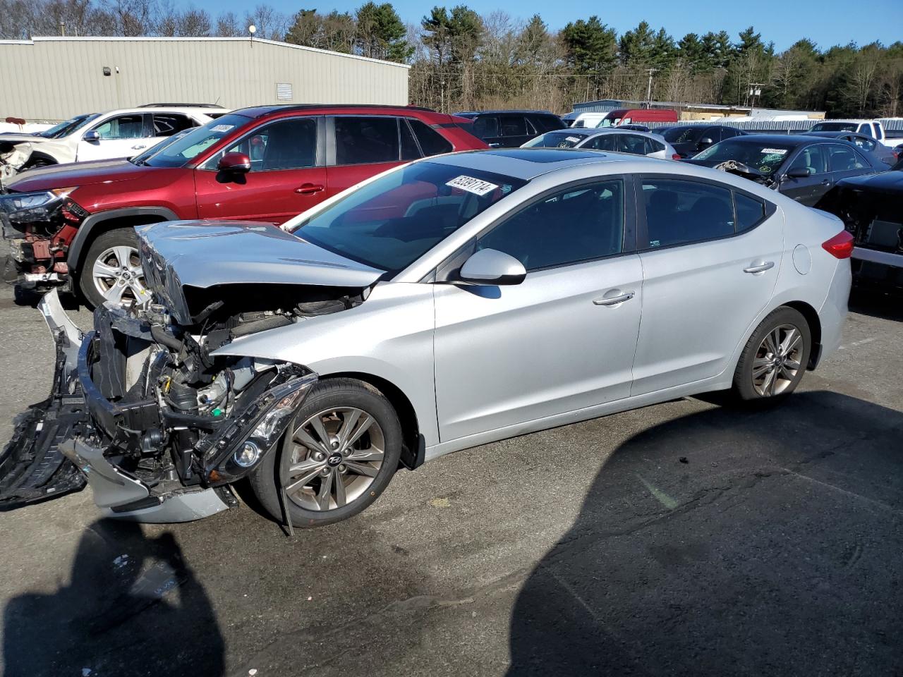 hyundai elantra 2018 5npd84lf5jh268841