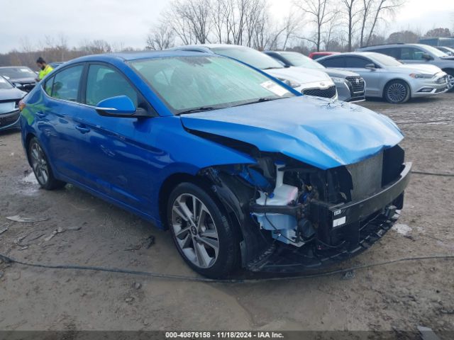 hyundai elantra 2018 5npd84lf5jh272856