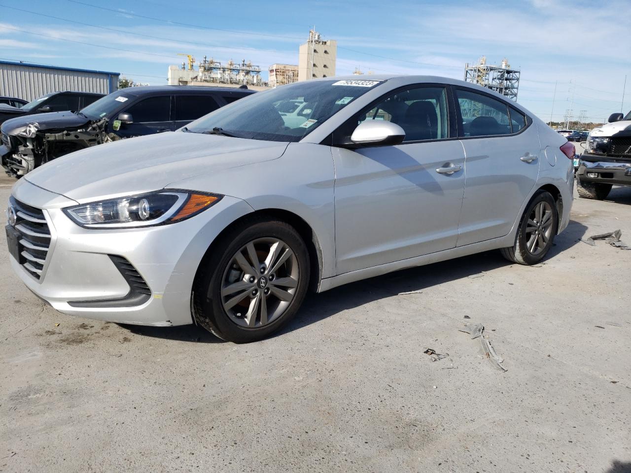 hyundai elantra 2018 5npd84lf5jh285946