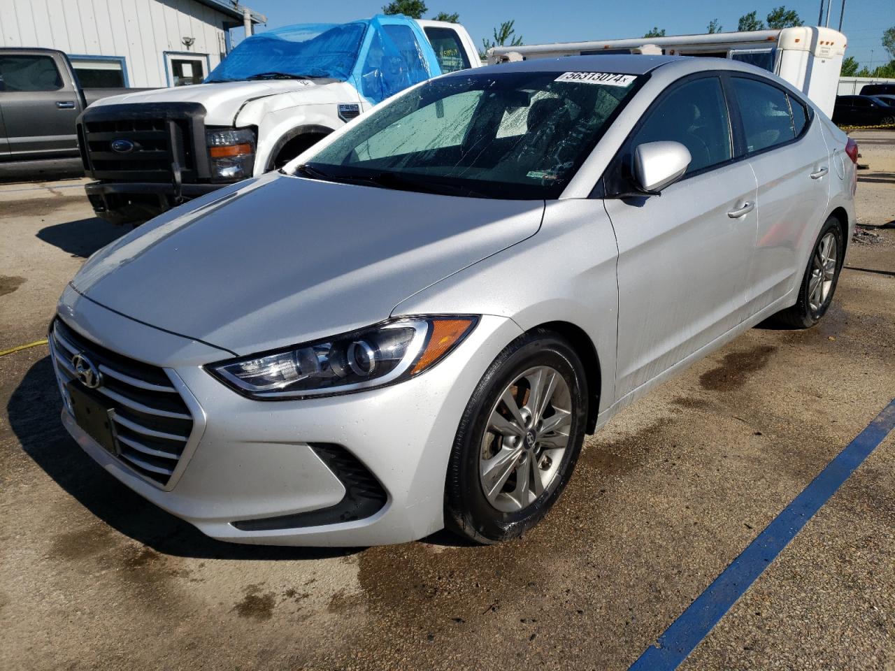 hyundai elantra 2018 5npd84lf5jh317049