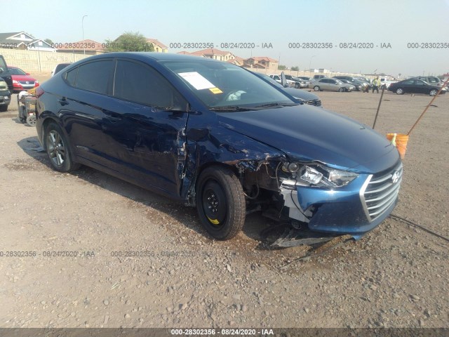 hyundai elantra 2018 5npd84lf5jh320551