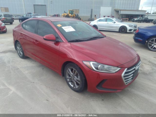 hyundai elantra 2018 5npd84lf5jh329802