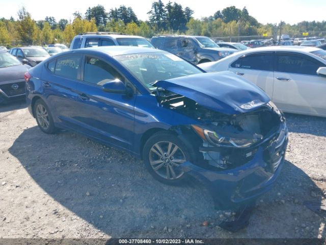 hyundai elantra 2018 5npd84lf5jh348978