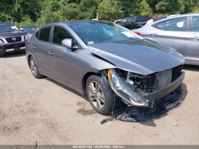 hyundai elantra 2018 5npd84lf5jh357891