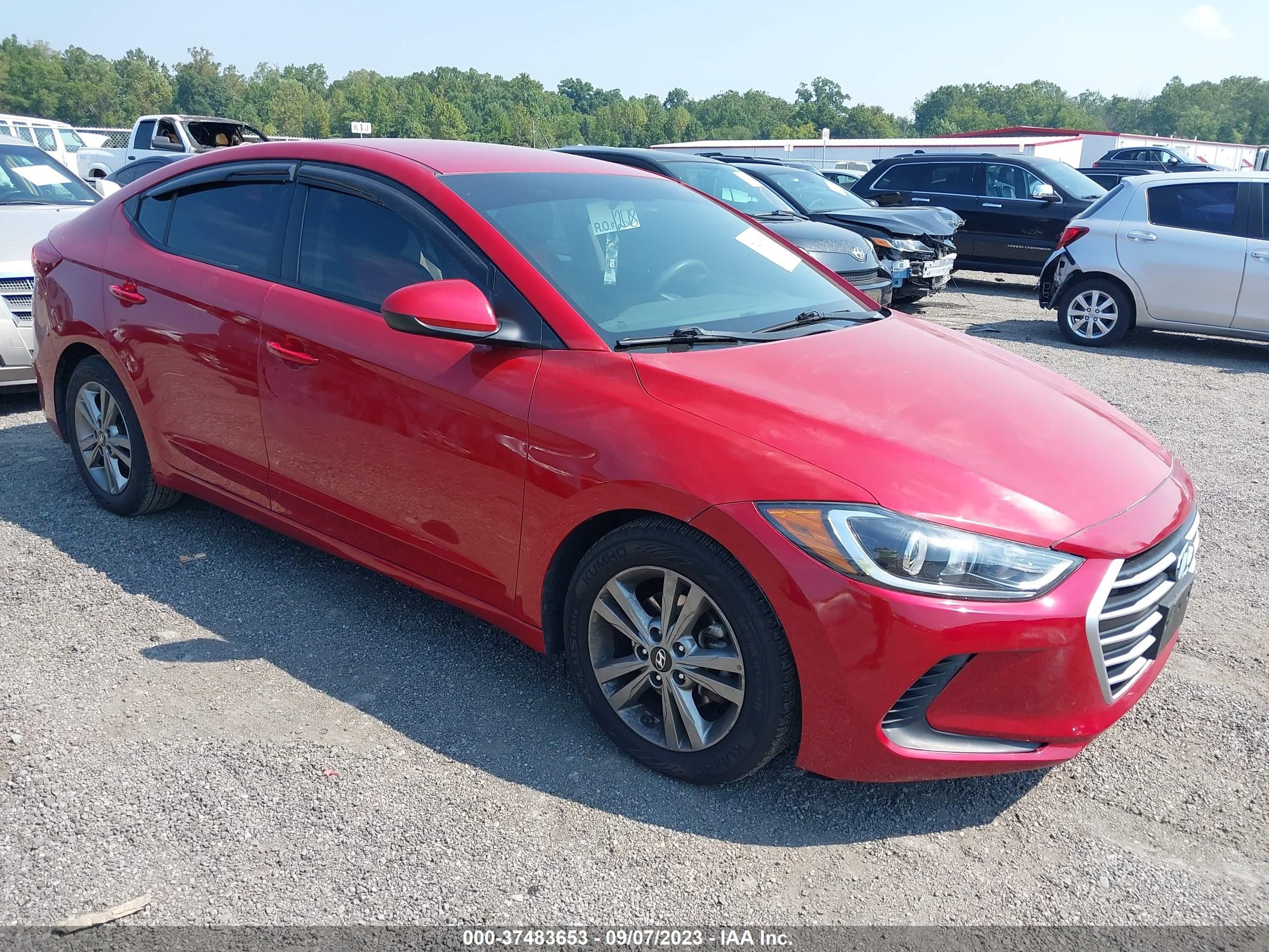 hyundai elantra 2018 5npd84lf5jh369989