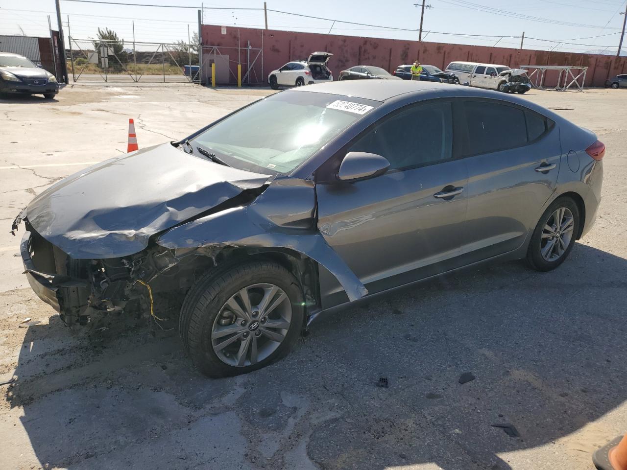 hyundai elantra 2018 5npd84lf5jh387571