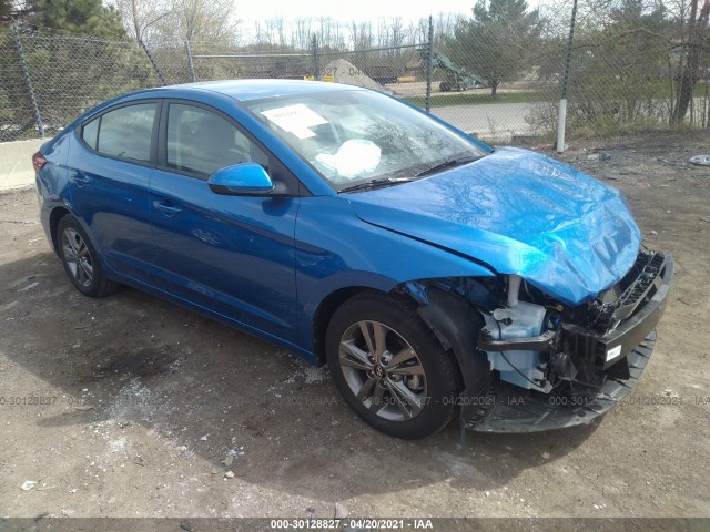 hyundai elantra 2018 5npd84lf5jh391135