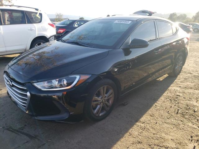 hyundai elantra 2017 5npd84lf6hh023301