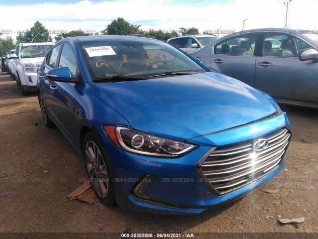 hyundai elantra 2017 5npd84lf6hh044844