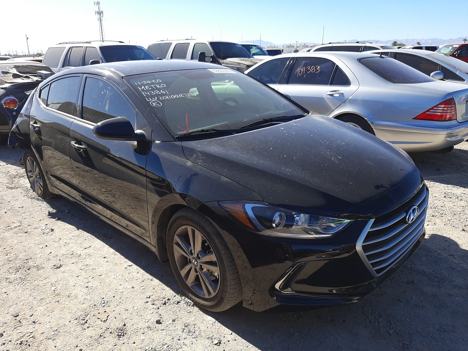 hyundai elantra se 2018 5npd84lf6jh222225