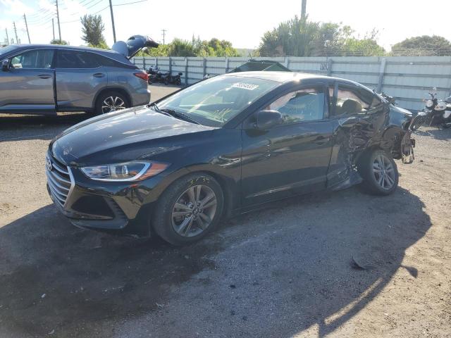 hyundai elantra 2018 5npd84lf6jh229983