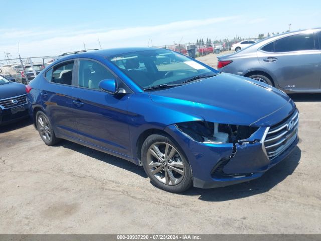 hyundai elantra 2018 5npd84lf6jh234343