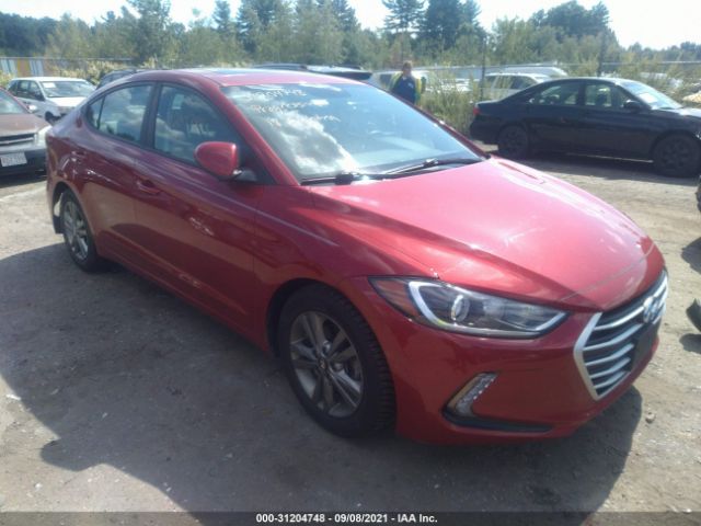 hyundai elantra 2018 5npd84lf6jh245407