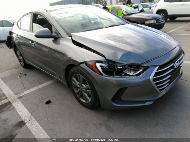 hyundai elantra 2018 5npd84lf6jh249876