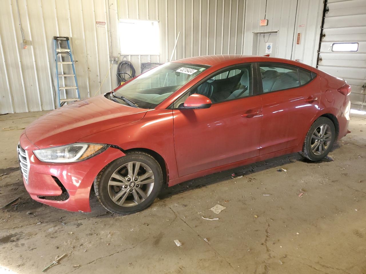 hyundai elantra 2018 5npd84lf6jh253152