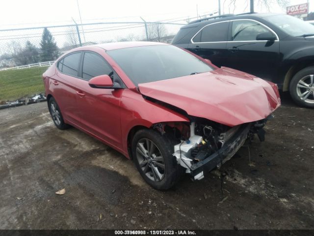 hyundai elantra 2018 5npd84lf6jh254317