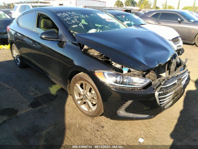 hyundai elantra 2018 5npd84lf6jh262529