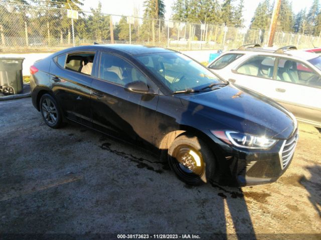 hyundai elantra 2018 5npd84lf6jh272185