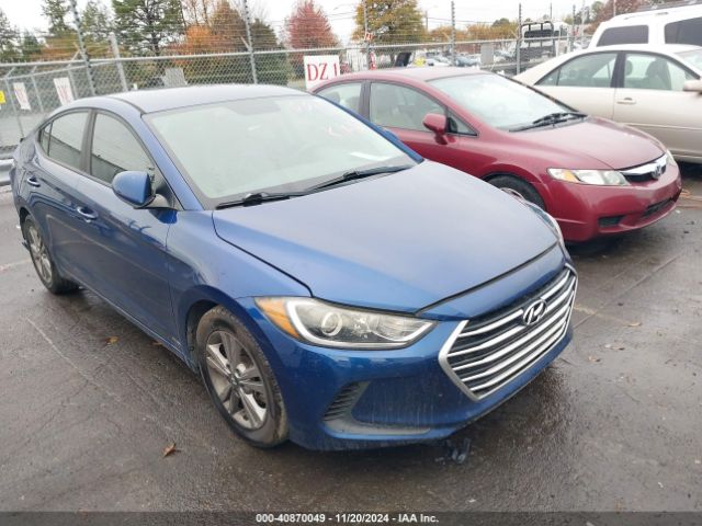 hyundai elantra 2018 5npd84lf6jh279962