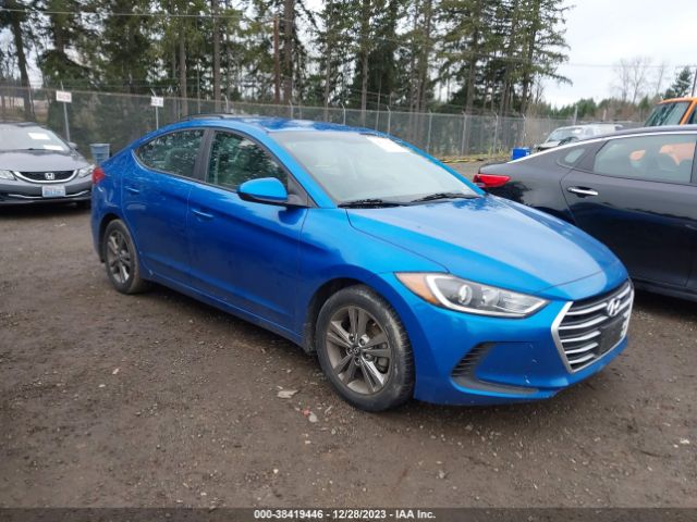 hyundai elantra 2018 5npd84lf6jh281954