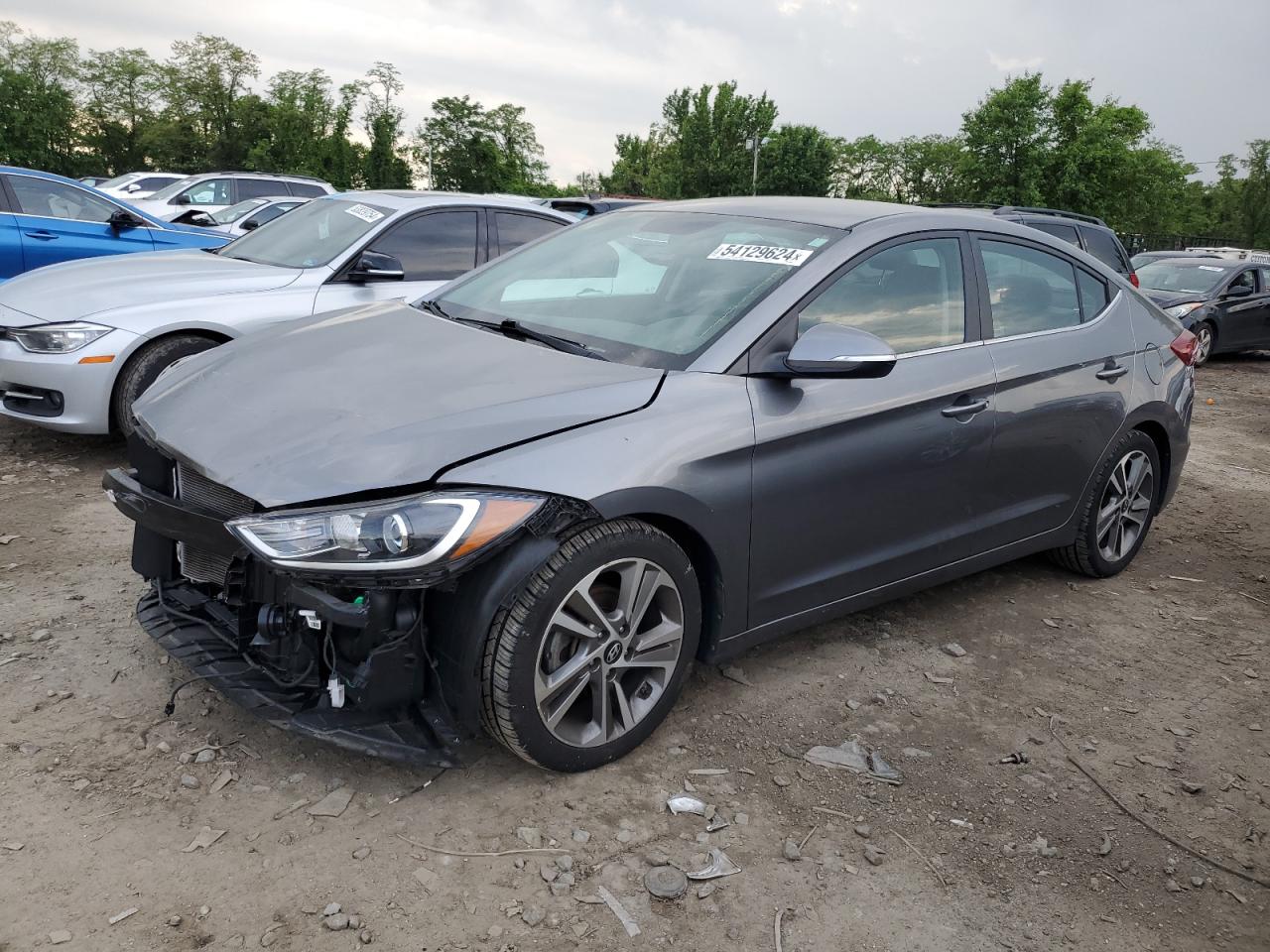 hyundai elantra 2018 5npd84lf6jh290833