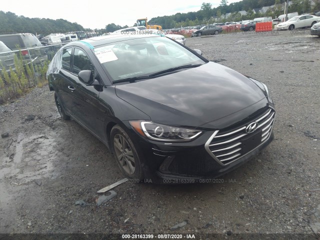 hyundai elantra 2018 5npd84lf6jh291285