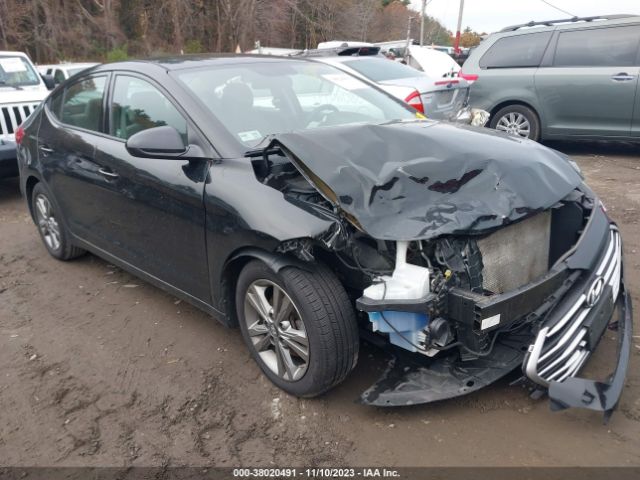 hyundai elantra 2018 5npd84lf6jh317416